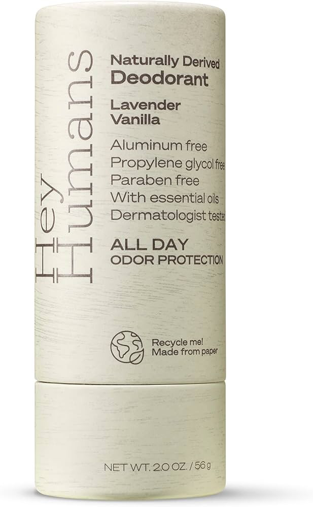 Hey Humans Natural Deodorant Lavender Vanilla - 2oz (Pack of 1) | Amazon (US)