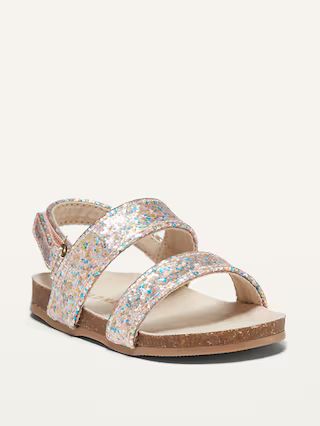 Double-Strap Glitter Sandals for Baby | Old Navy (US)