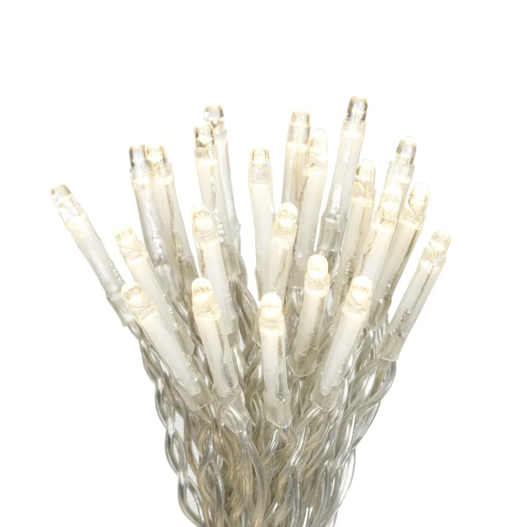 Better Homes & Gardens 15-Strand LED Warm White Curtain Outdoor String Lights, End-to-End Connect... | Walmart (US)