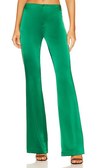 Teeny Fit Flare Bootcut Pant in Emerald | Revolve Clothing (Global)