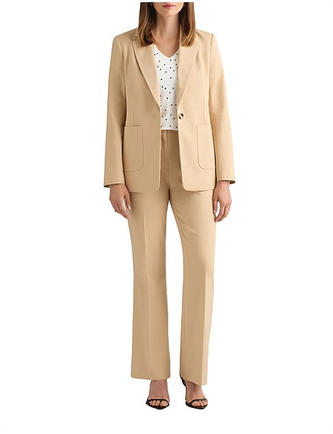David Lawrence Aniston Cotton Blazer | David Jones | David Jones (Australia & New Zealand)