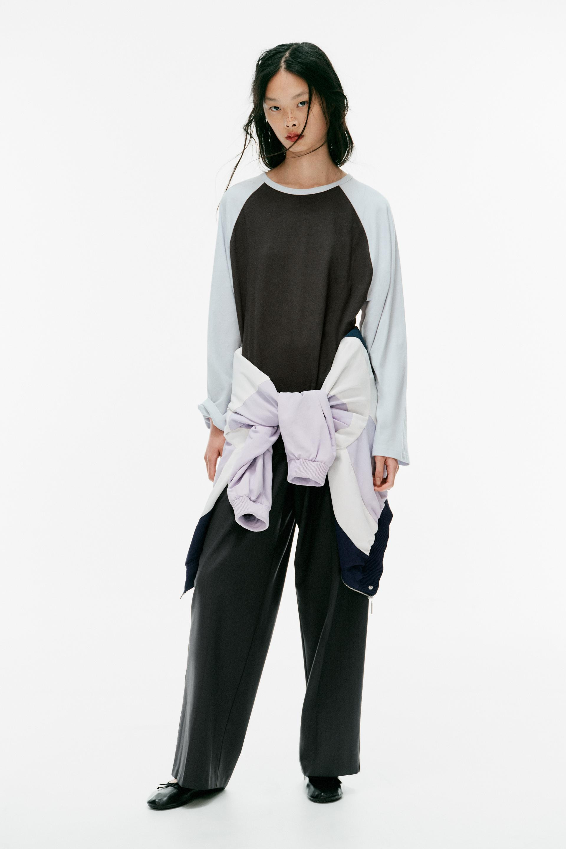 CONTRAST RAGLAN T-SHIRT | Zara US