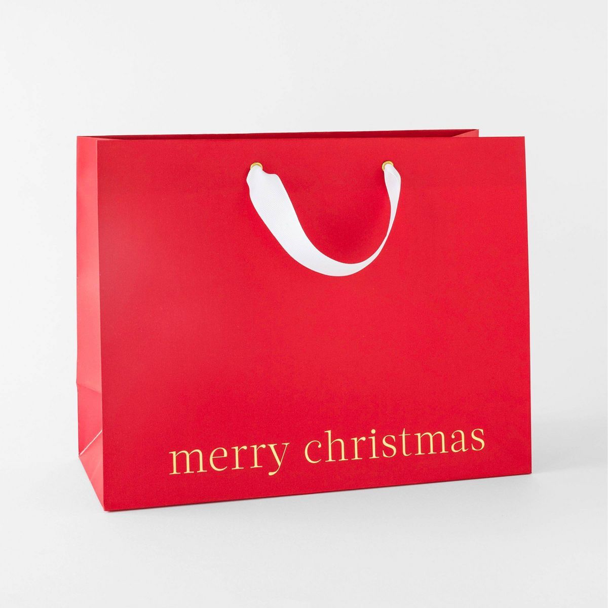 Large Vogue 'Merry Christmas' Gift Bag Red - Sugar Paper™ + Target | Target