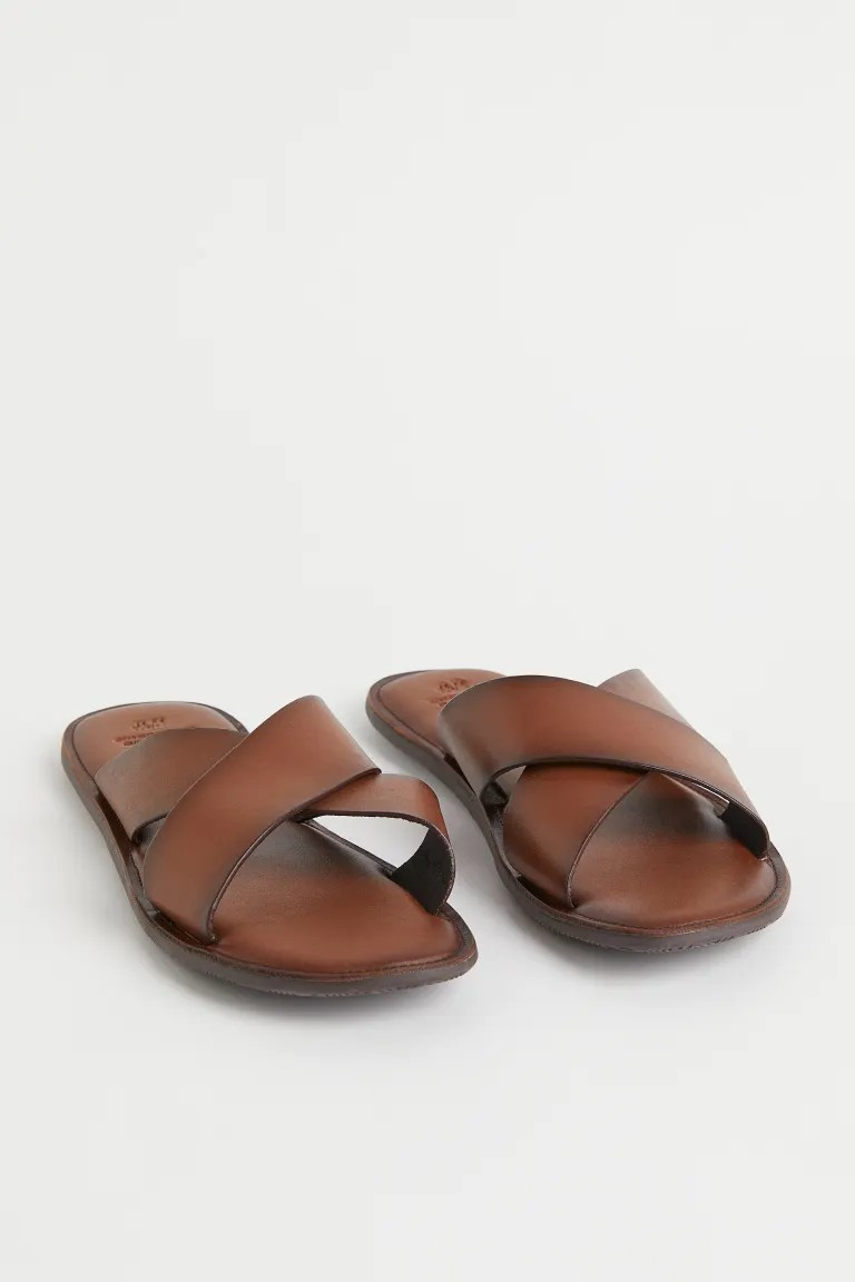 Leather Slides | H&M (US + CA)
