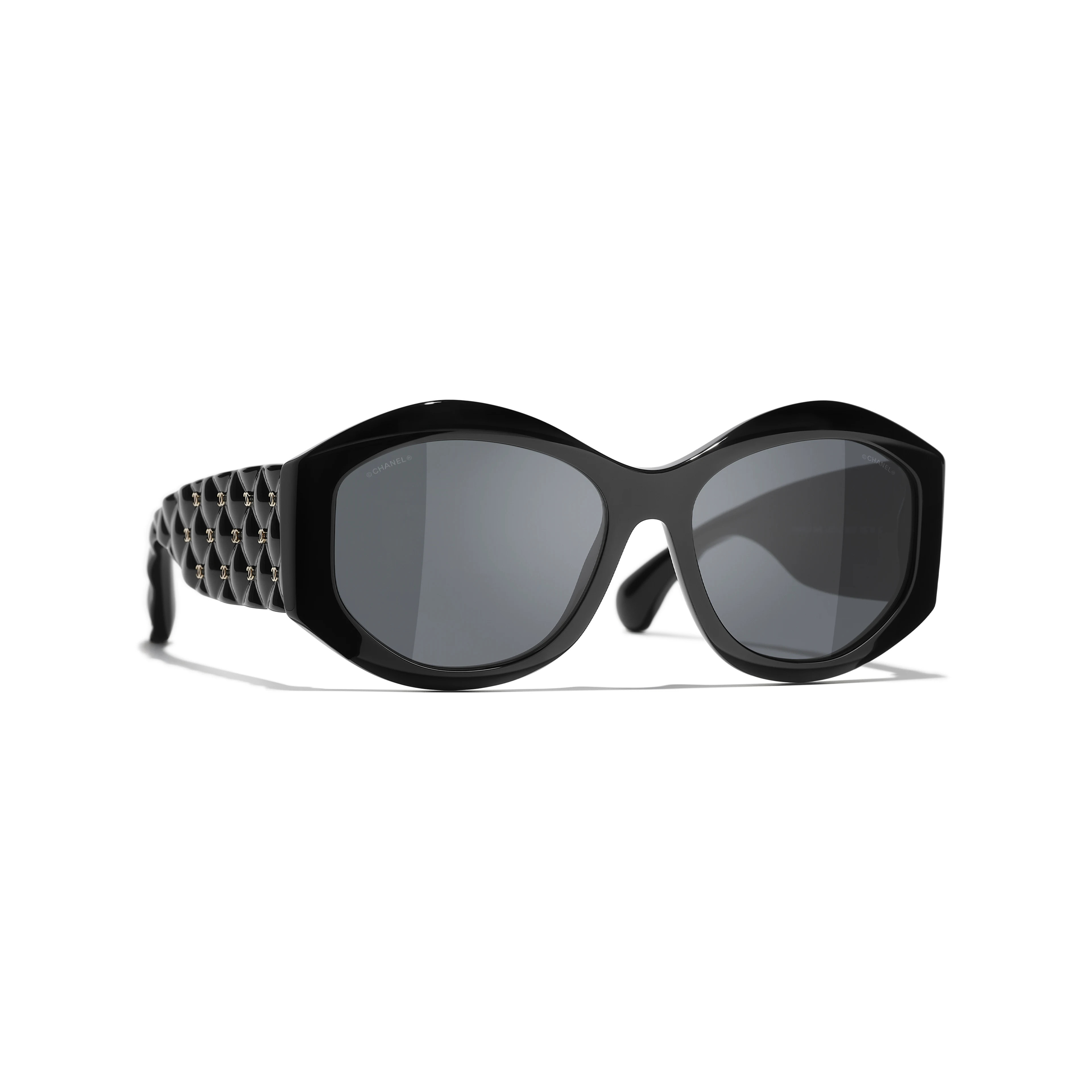 Sunglasses: Oval Sunglasses, acetate — Fashion | CHANEL | Chanel, Inc. (US)