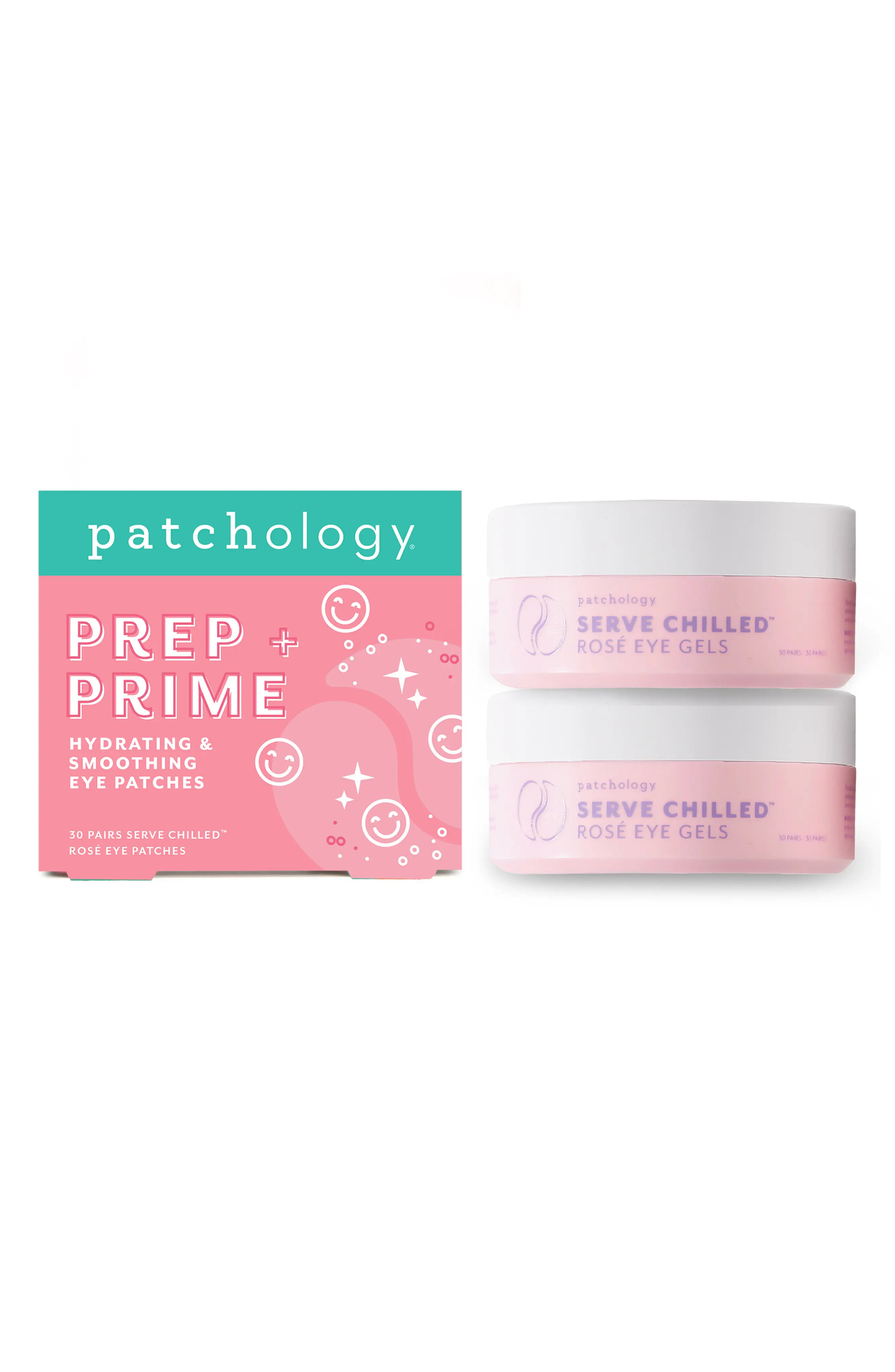 Patchology Prime Prep Hydrating & Smoothing Eye Patches - 30 Pack $80 Value (Women) | Nordstrom | Nordstrom