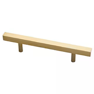 Liberty Square 3-3/4 in. (96mm) Center-to-Center Champagne Bronze Bar Drawer Pull P37280C-CZ-CP | The Home Depot