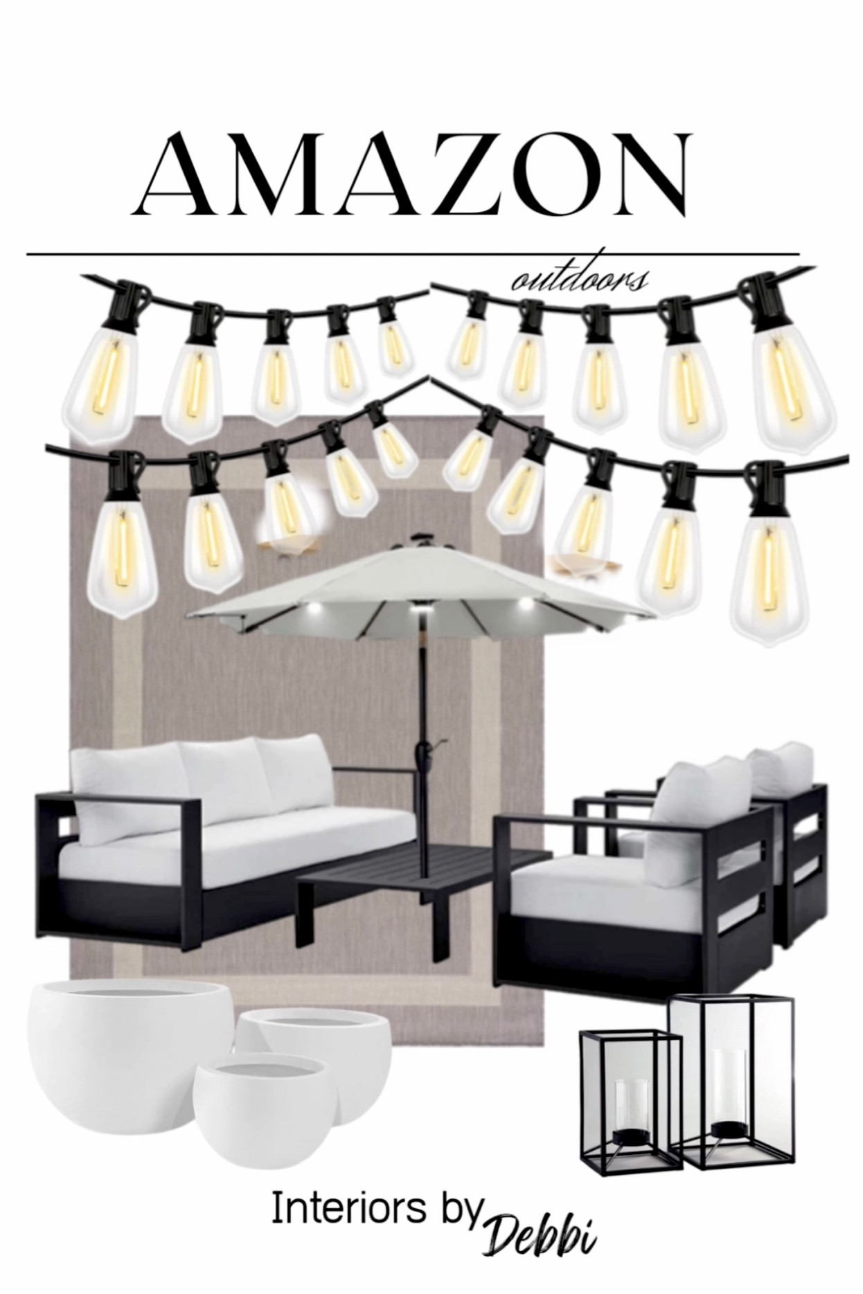 Outdoor Decor
Patio decor, outdoor lights, outdoor furniture, outdoor living space, budget friendly, neutral decor #amazonhome #amazonfindd

#LTKFind #LTKhome #LTKSeasonal