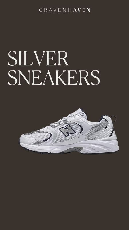 IN MY CLOSET. Got these new balance 530 sneakers with silver accents and LOVE them! So comfy and perfectly on trend.

#LTKfindsunder100 #LTKstyletip