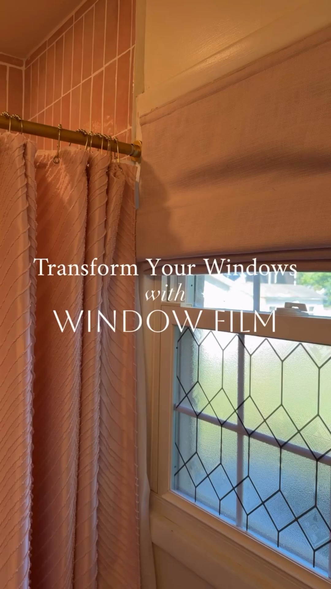 I found the perfect way to add privacy AND beautiful detailing to my bathroom windows with window film by @artscape_design_studio.

The application is simple. The results… Stunning. 🤩 

Comment SHOP for the links to my bathroom decor and all of the supplies needed.

This is the “Old English” style. Check out the options and pick whichever one speaks to you.

#windowdecor #windowdecal #homediydecor #windowtreatment #lauralilyhome