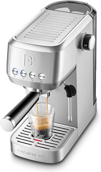 CASABREWS 3700 Essential Stainless Steel Espresso Machine with Steam Wand | Amazon (US)