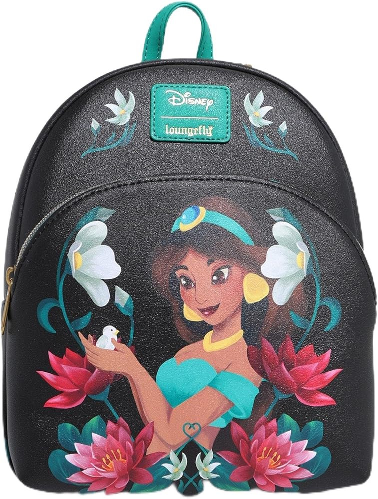 Loungefly Disney Aladdin Jasmine Floral Mini Backpack NONE | Amazon (US)