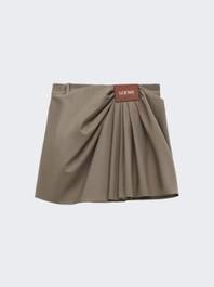 Draped Skirt Khaki Brown  | The Webster | The Webster