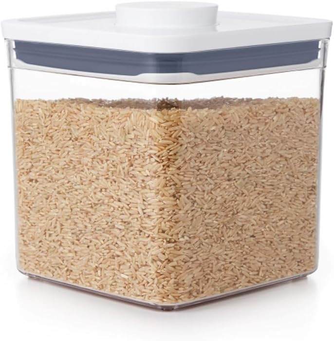 OXO Good Grips POP Container - Airtight Food Storage - Big Square Short 2.8 Qt Ideal for 5 lbs of... | Amazon (US)