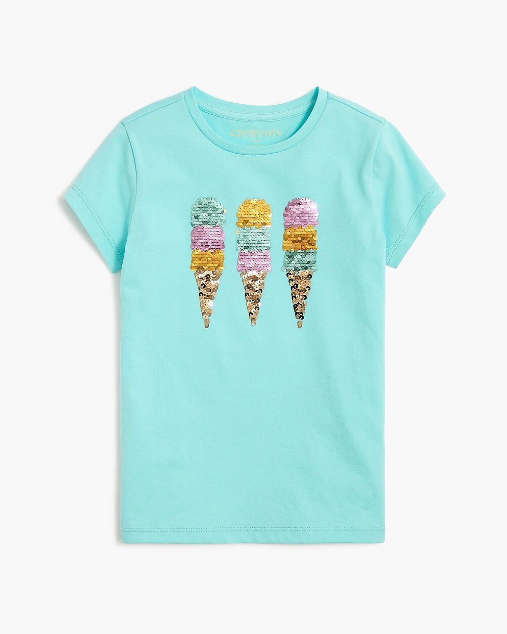 Girls' sequin ice cream graphic tee | J.Crew Factory
