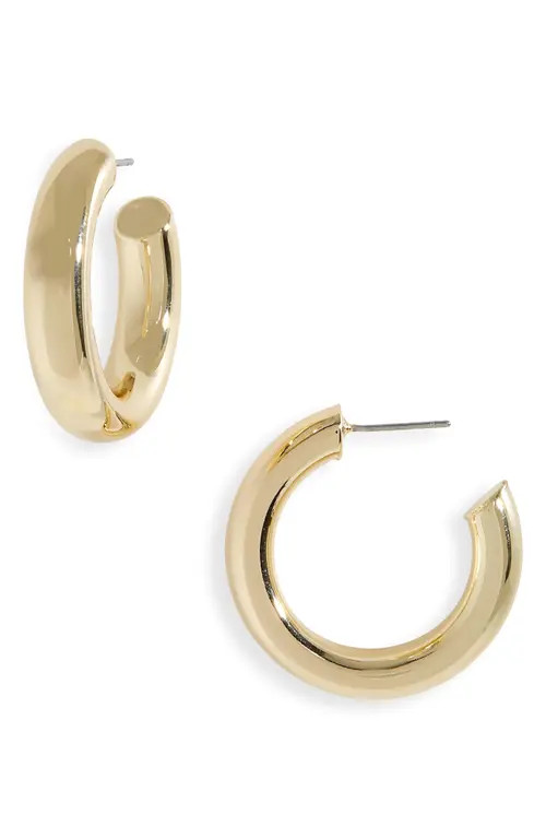 Nordstrom Tube Hoop Earrings in Gold at Nordstrom | Nordstrom
