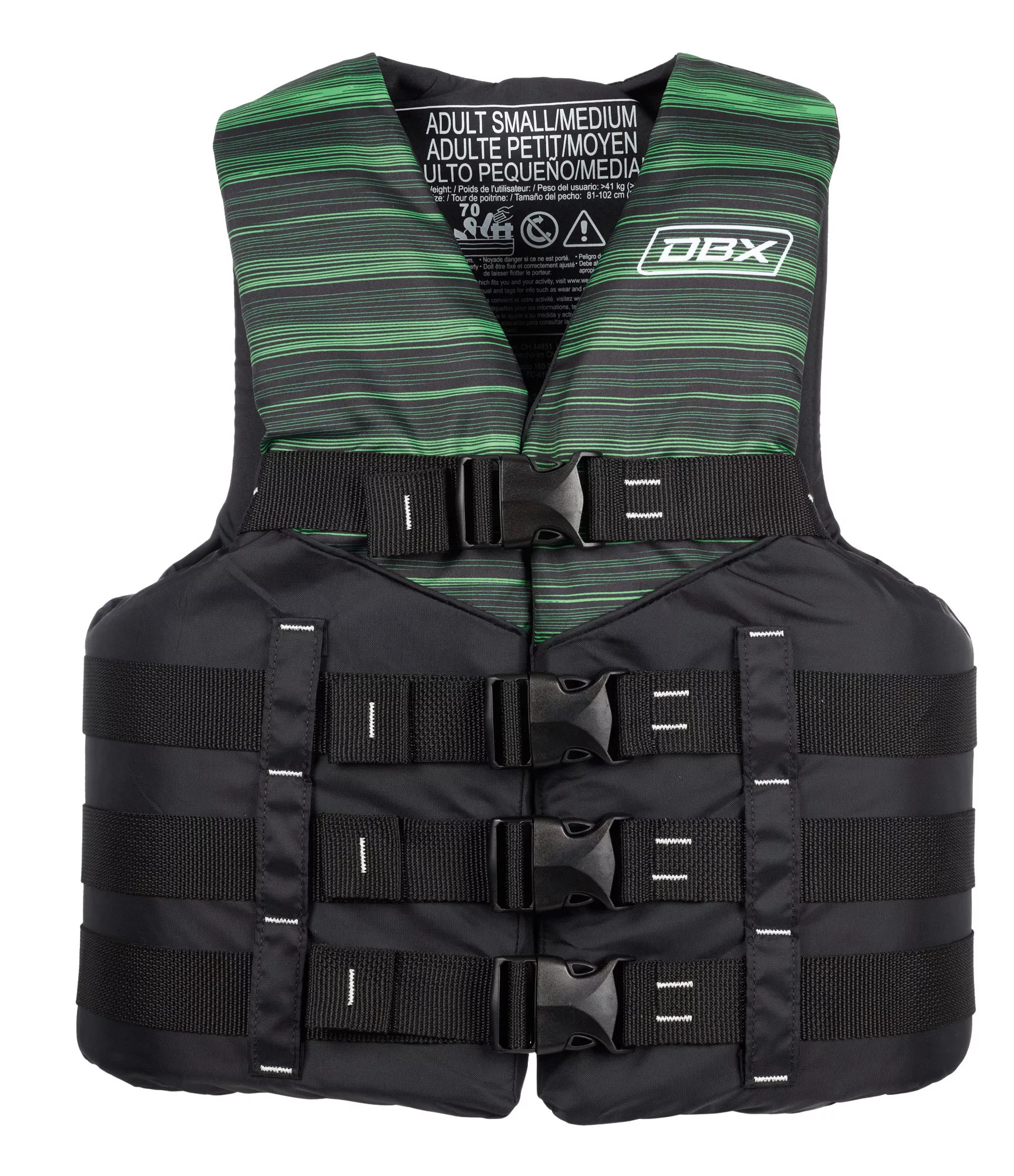 DBX Men's Graphic Nylon Life Vest, 2X/4X, Green | DICK'S Sporting Goods