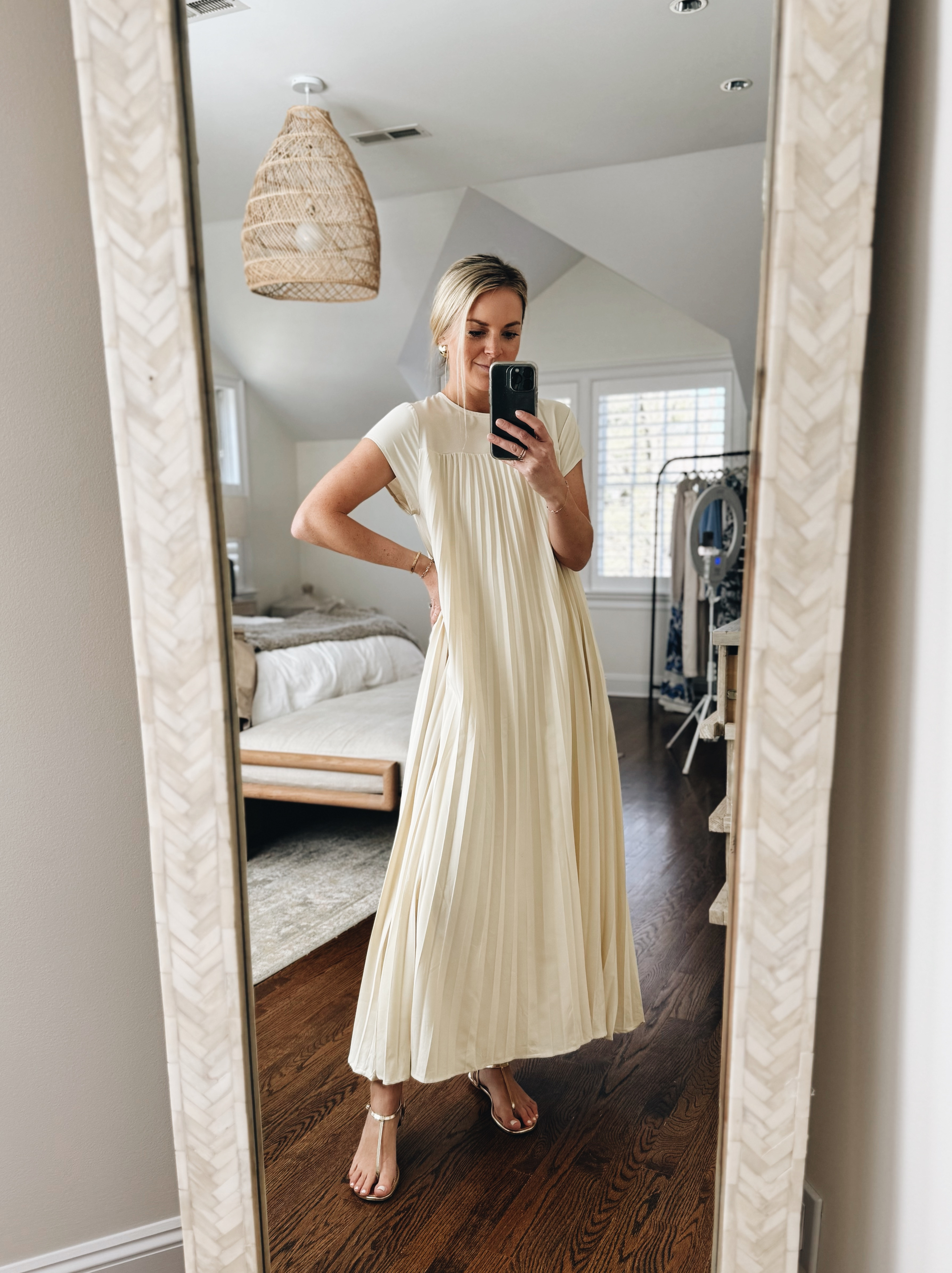 $35 Amazon dress! I’m 5’5 wearing a small 

spring dress 

#LTKStyleTip #LTKSeasonal #LTKFindsUnder50