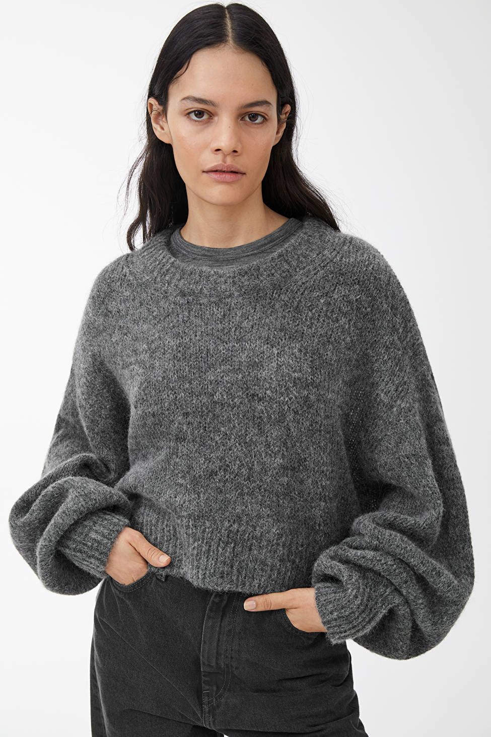 Balloon Sleeve Alpaca Jumper | ARKET (US&UK)