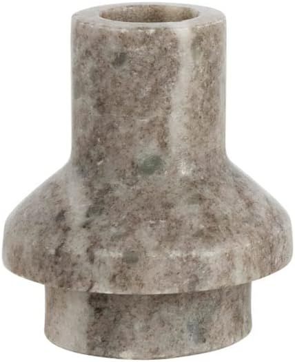 Bloomingville Marble Taper Candle Holder, 3", Beige, (AH2266) | Amazon (US)