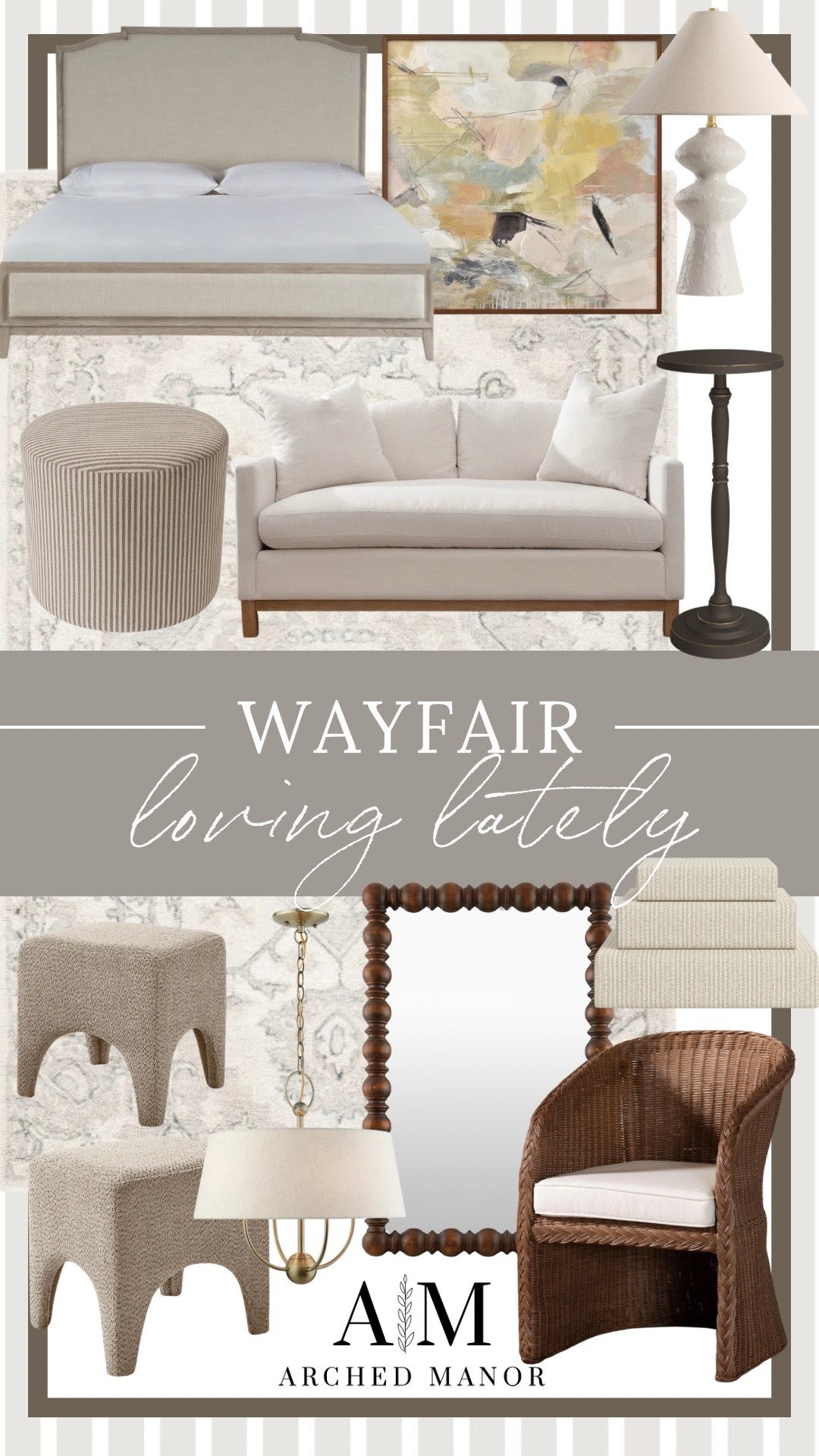 Wayfair finds of the week! This edit is all about the bright summery tones with some small pops of color. I love this loveseat and mirror!

#LTKSeasonal #LTKHome