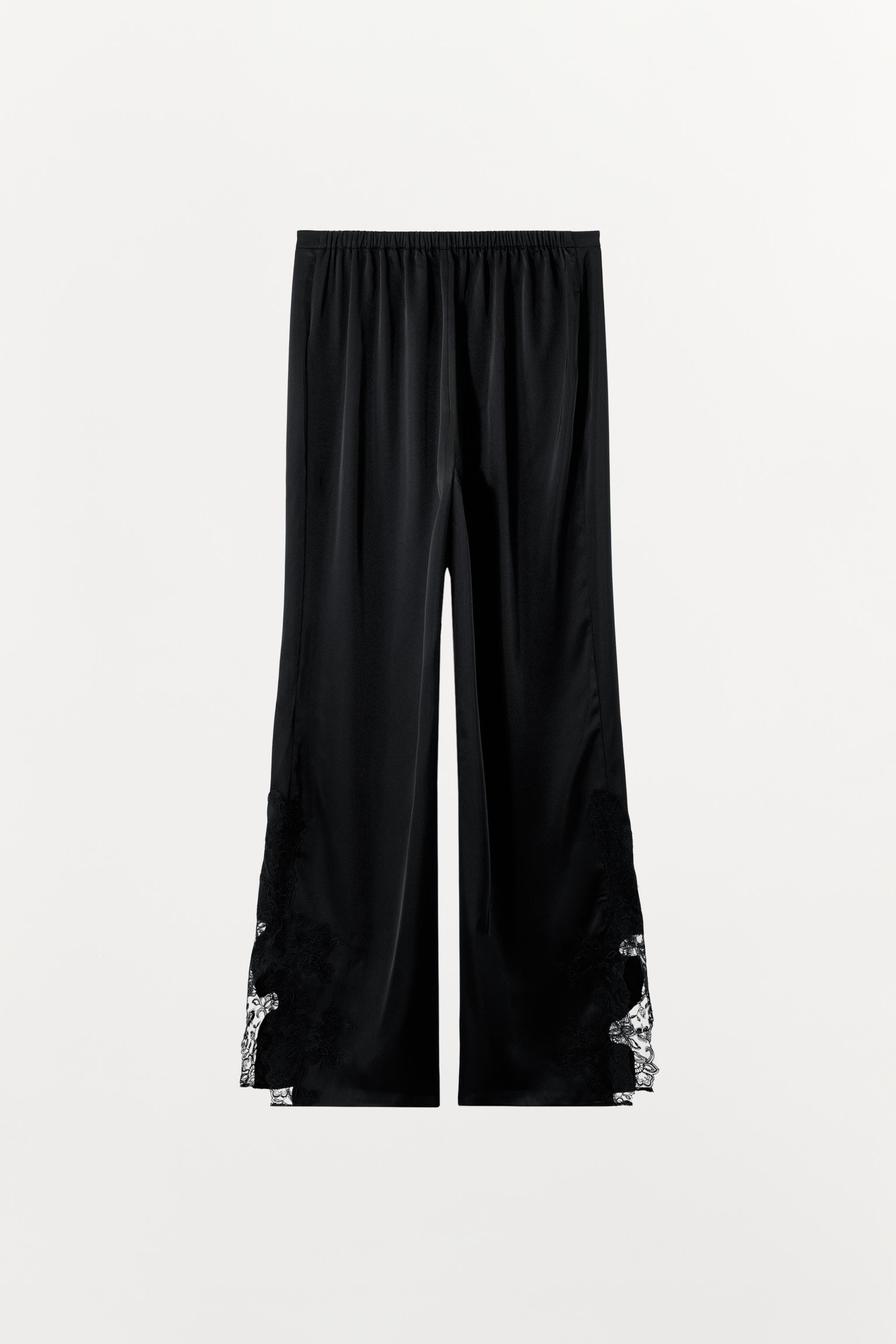 SATIN LACE PANTS | Zara US
