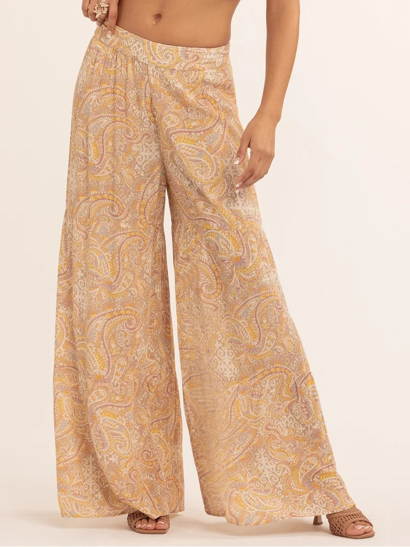 Jessica Simpson Women's Modena Wide Leg Pants, Sizes XS-XL | Walmart (US)