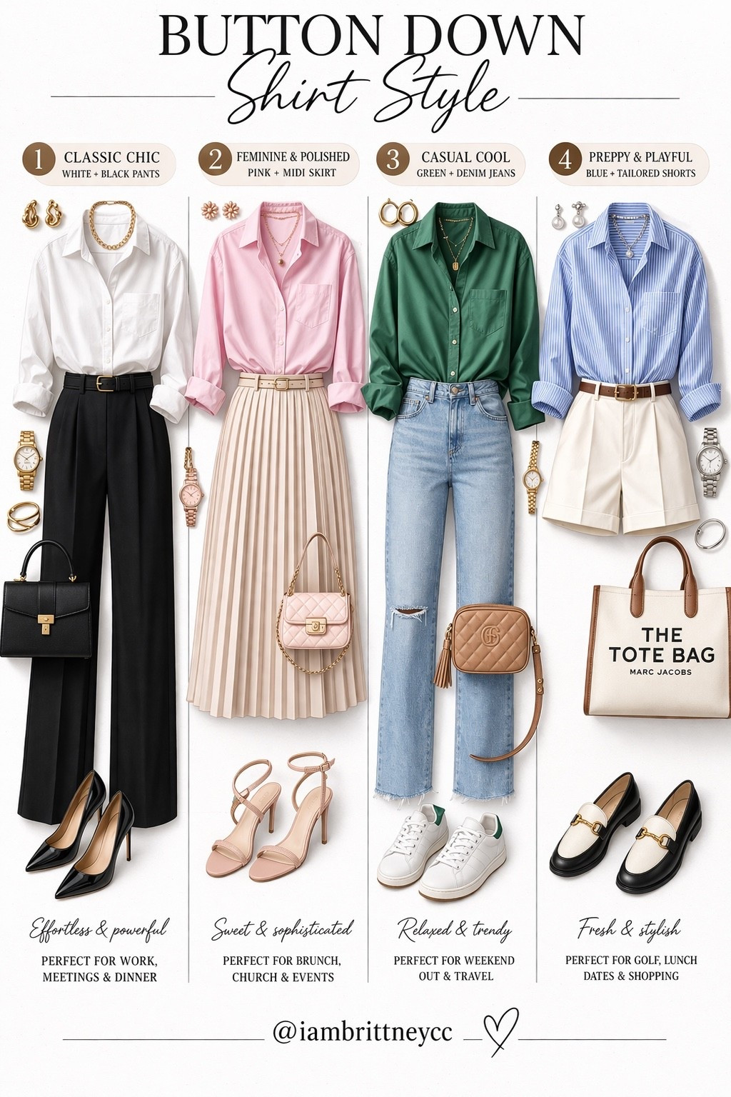 Ways to style a button-down T-shirt