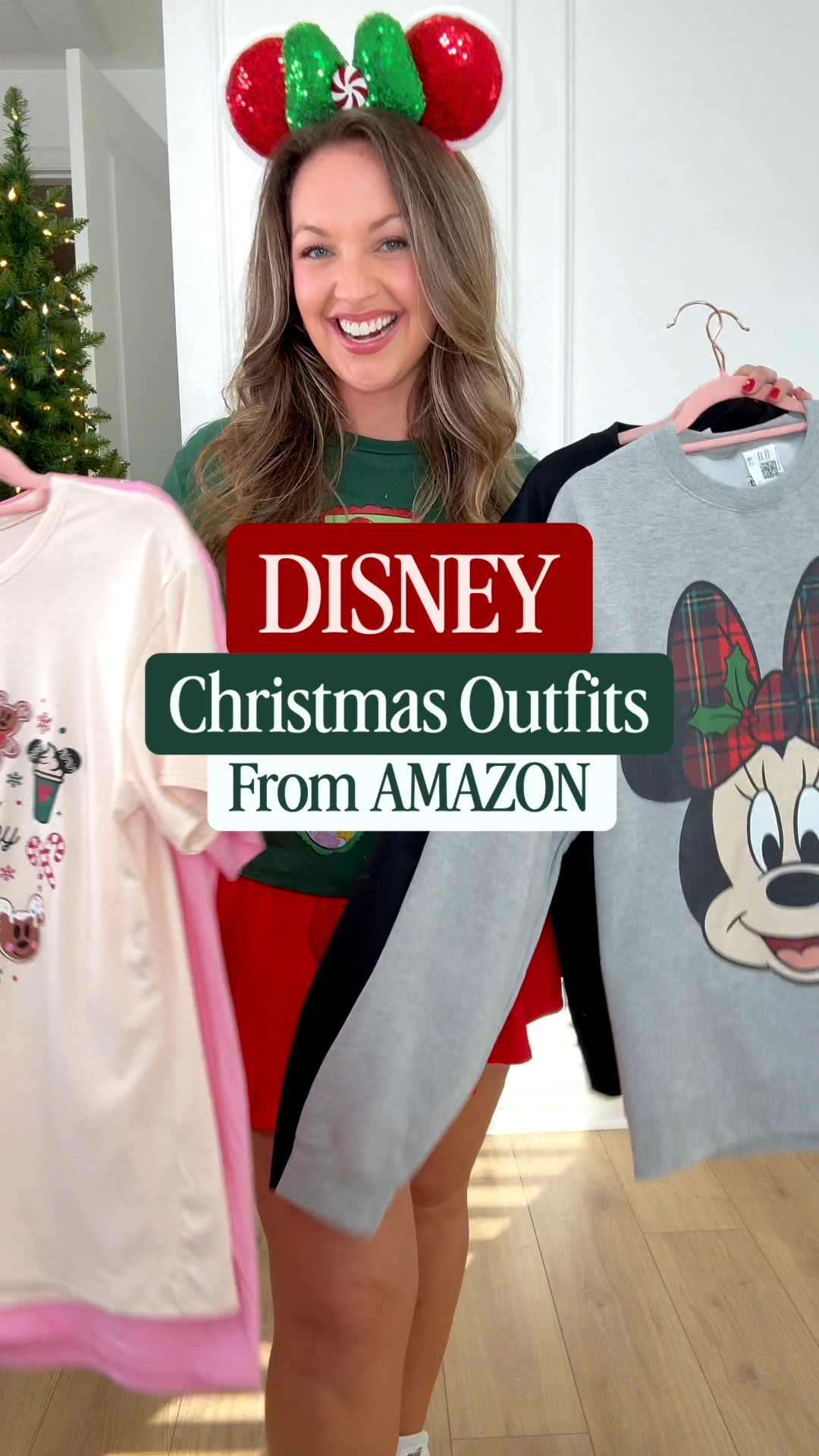 Disney Christmas Outfits from Amazon! Headed to Disney World this holiday season these outfits are cute and comfy and oh so festive! From Disney Christmas graphic tees , Christmas mouse ears , Christmas sweaters , Disney Christmas sweatshirts , to active wear in red and green that you can wear again and again! This Amazon haul has it all!! Remember to dress in layers here in Florida at Disney World !! It can still be super hot in December! But still a little chilly in the mornings and evenings! I am 5’5” size 8/10


Disney outfit , Disney Christmas outfit, Amazon Disney outfit for Christmas, Disney  Christmas outfit idea, Amazon Christmas disney outfit, Disney holiday, very Merry Mickey Christmas party, Disney outfit for women, Disney outfit idea November , Disney outfit idea December, Disney world outfit, Disney trip, Disney vacation, Christmas outfit idea Disney

#LTKTravel #LTKHoliday #LTKSeasonal