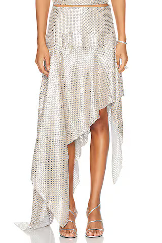 SIEDRES Grazia Skirt in Grey | FWRD | FWRD 