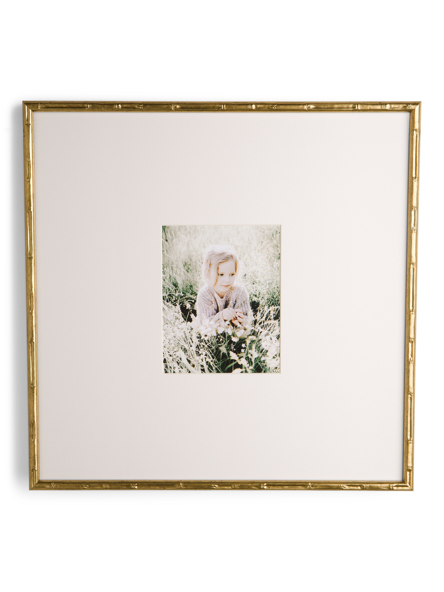 24x24 Matted To 8x10  Bamboo Look Portrait Wall Frame | TJ Maxx