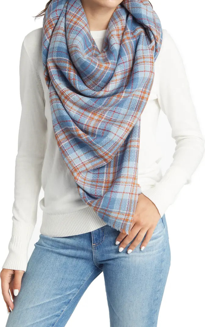 Plaid Oversize Blanket Wrap | Nordstrom