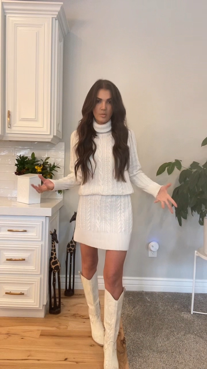 Sweater Dress hack with outfit details! 



#LTKshoecrush #LTKstyletip #LTKSeasonal