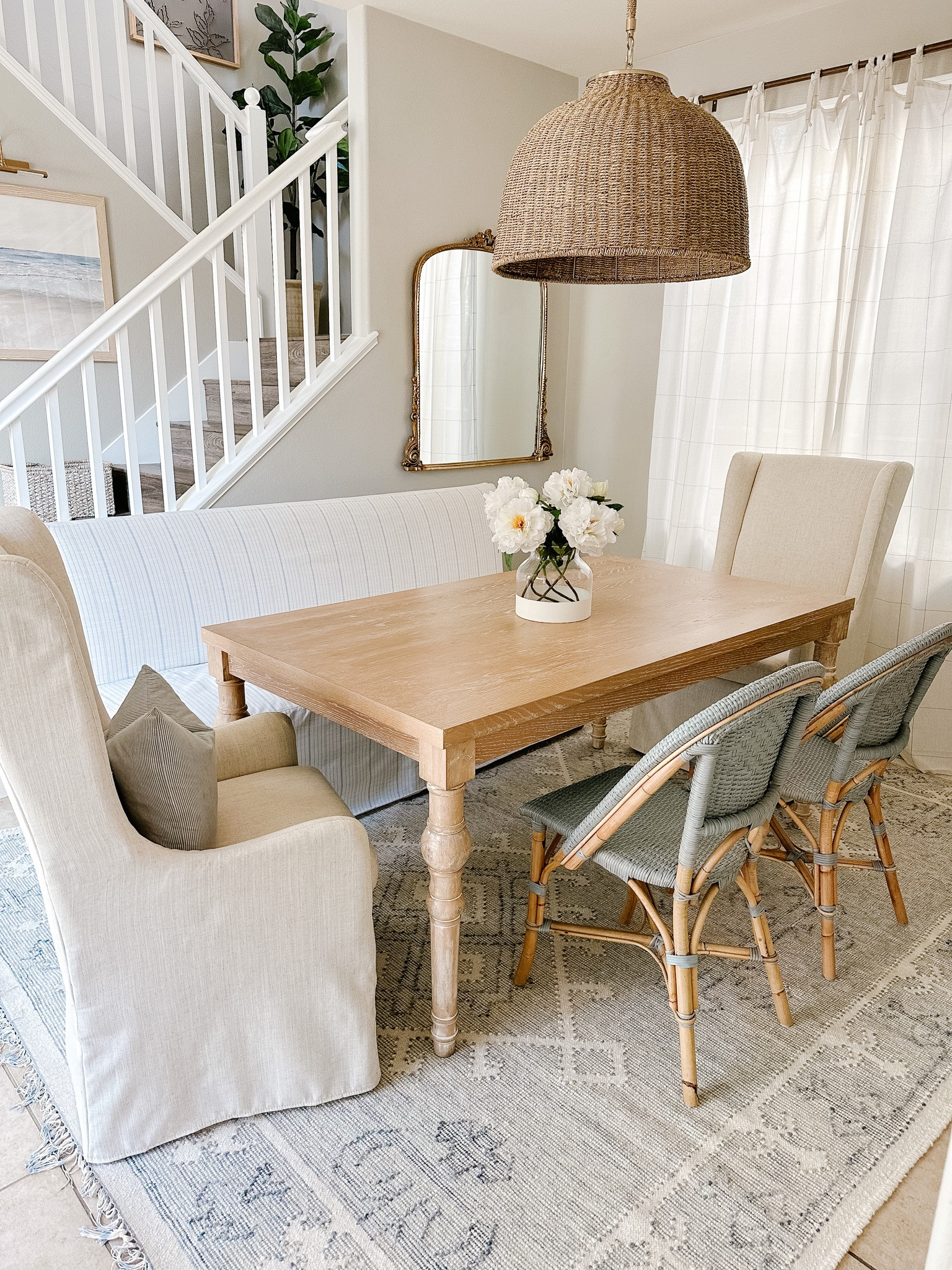 I don’t normally share that in between of a space but I thought what the heck. I’ve been slowly refreshing the whole dining room and I’m loving how it’s coming together all thats left is the new table if it will ever get here 🫠 

#LTKhome