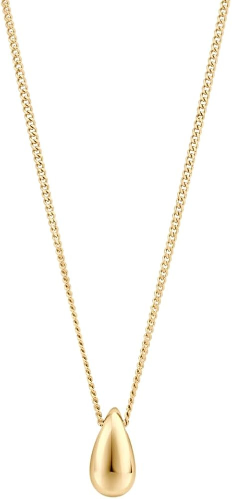 MIA Jewelry Selena Hypoallergenic Drop Pendant Necklace Minimal Style - Premium 316L Stainless st... | Amazon (CA)