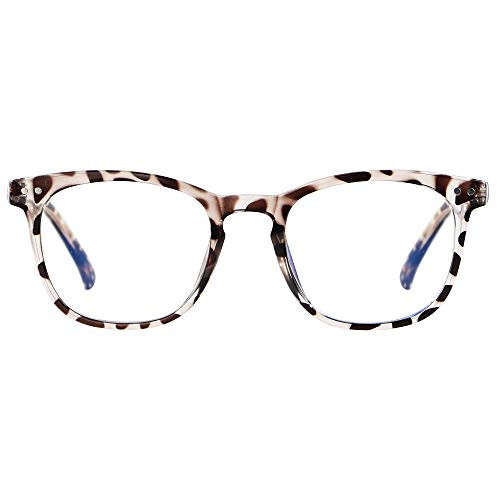 ANDWOOD Blue Light Blocking Glasses Women Computer Small Face Clear Bluelight Blocker Eyeglasses Frame Square Leopard | Amazon (US)