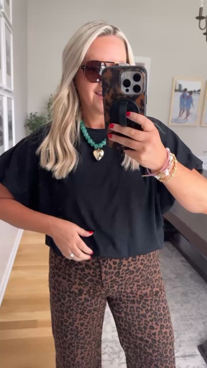 This black bubble tee is one of those elevated basics you’ll wear on repeat 🖤 The relaxed fit looks so good with statement pants, denim, shorts, or layered jewelry for an easy everyday outfit.

black top, bubble hem shirt, Amazon fashion, everyday basics, casual chic outfit, leopard pants, trendy summer style, neutral outfit ideas, comfy fashion finds, elevated basics, affordable style, lovelylifestyling

#LTKootd #LTKSeasonal #LTKOver40