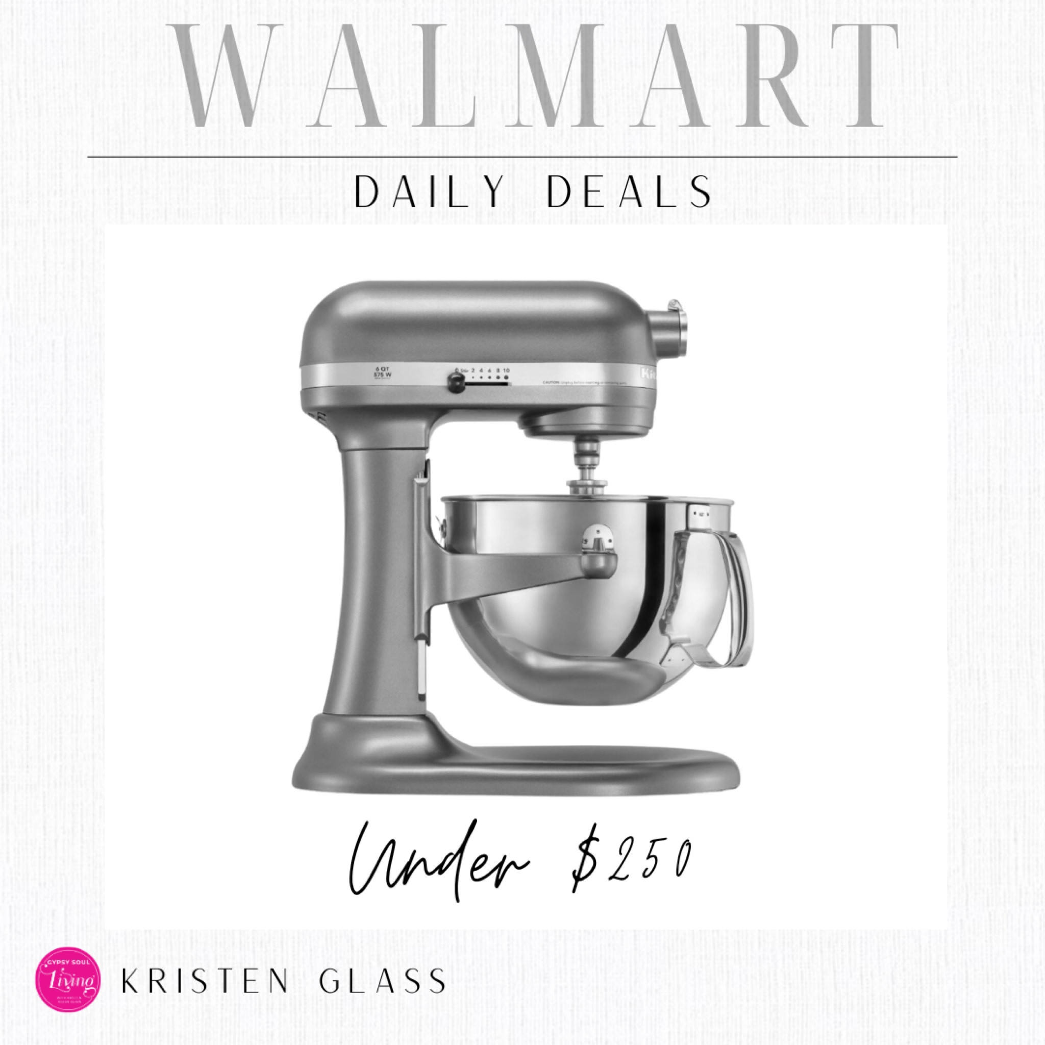 Walmart daily deals | kitchenaid mixer | kitchen appliances | gift ideas

#LTKGiftGuide #LTKhome #LTKsalealert