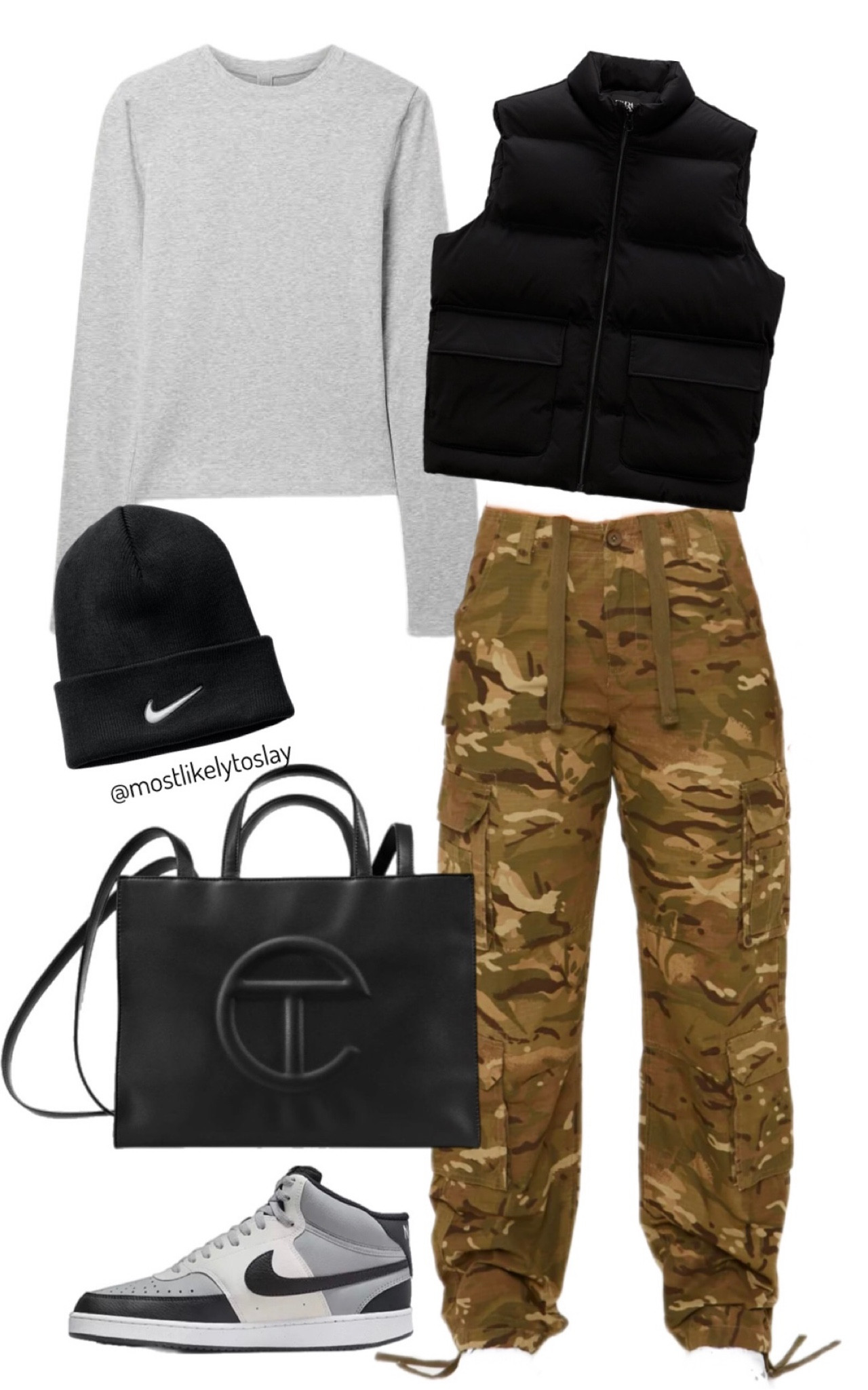 Casual streetwear outfit idea 
