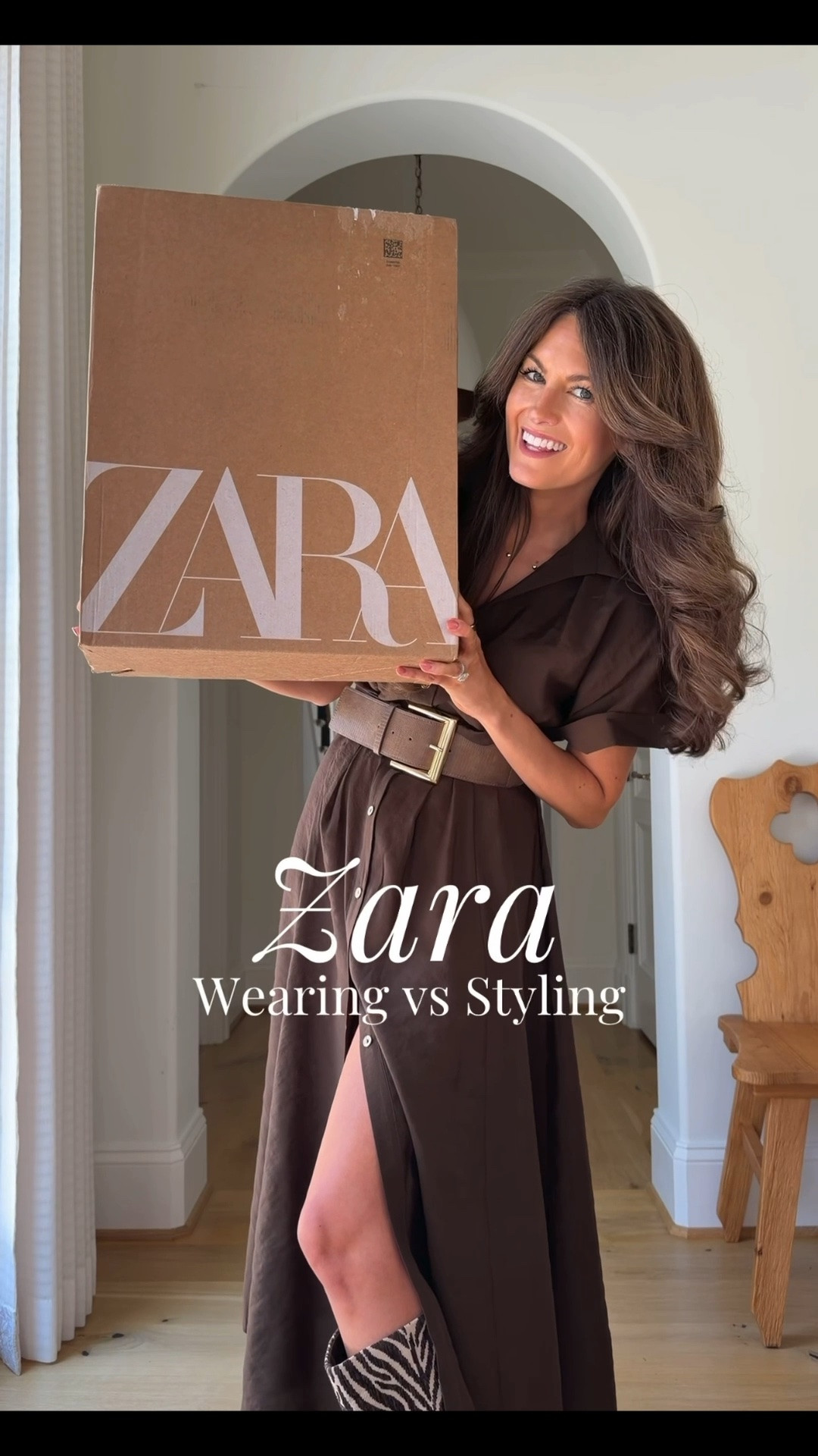 Zara wearing vs styling! Everything is true to size except for the jeans - size up one size in those! 🤍

#LTKgrwm