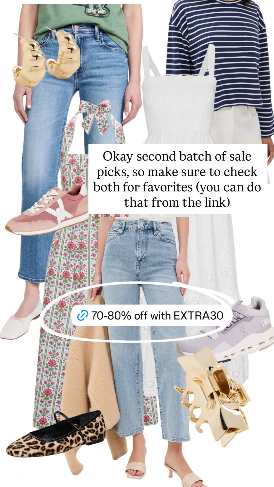 Use EXTRA30 for sale on sale w s up to 80% off ✨ mother jeans on sale, hill
House sale, sneakers, luxe for less, new jeans

#LTKFindsUnder100 #LTKSaleAlert #LTKFindsUnder50