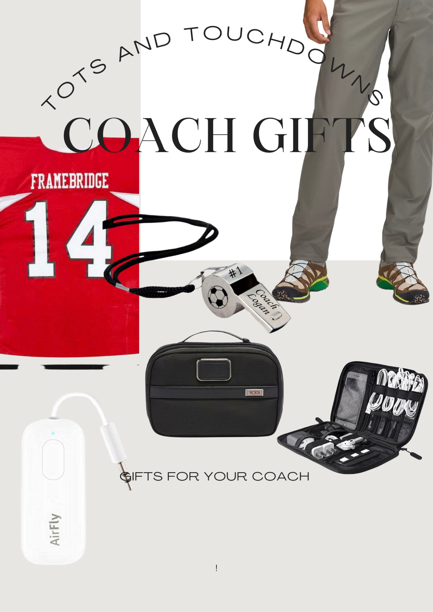 Gifts for your coach. Football gifts. Gifts for men. Sport coach gifts. Pants for big and tall. Travel accessories for men. Framed football Jersey. Air fly. AirPod adaptor  

#LTKGiftGuide #LTKHoliday #LTKmens