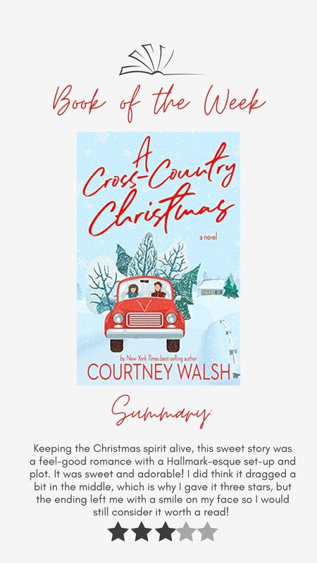Book Review: a cross country Christmas. 

#LTKHoliday #LTKFind #LTKSeasonal