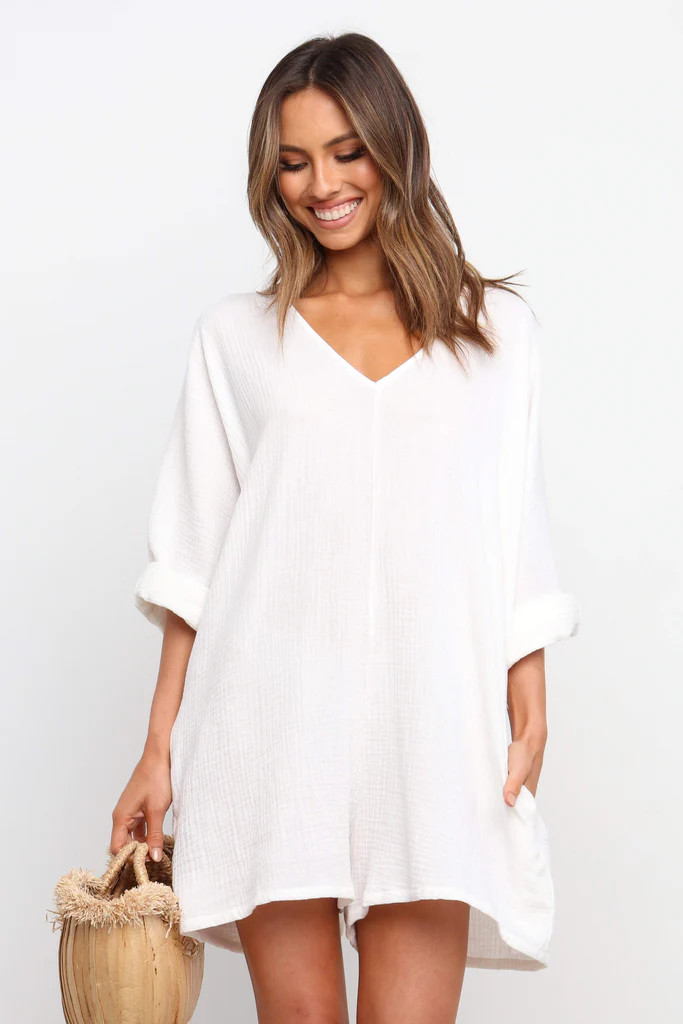 Egidio Playsuit - White | Petal & Pup (US)