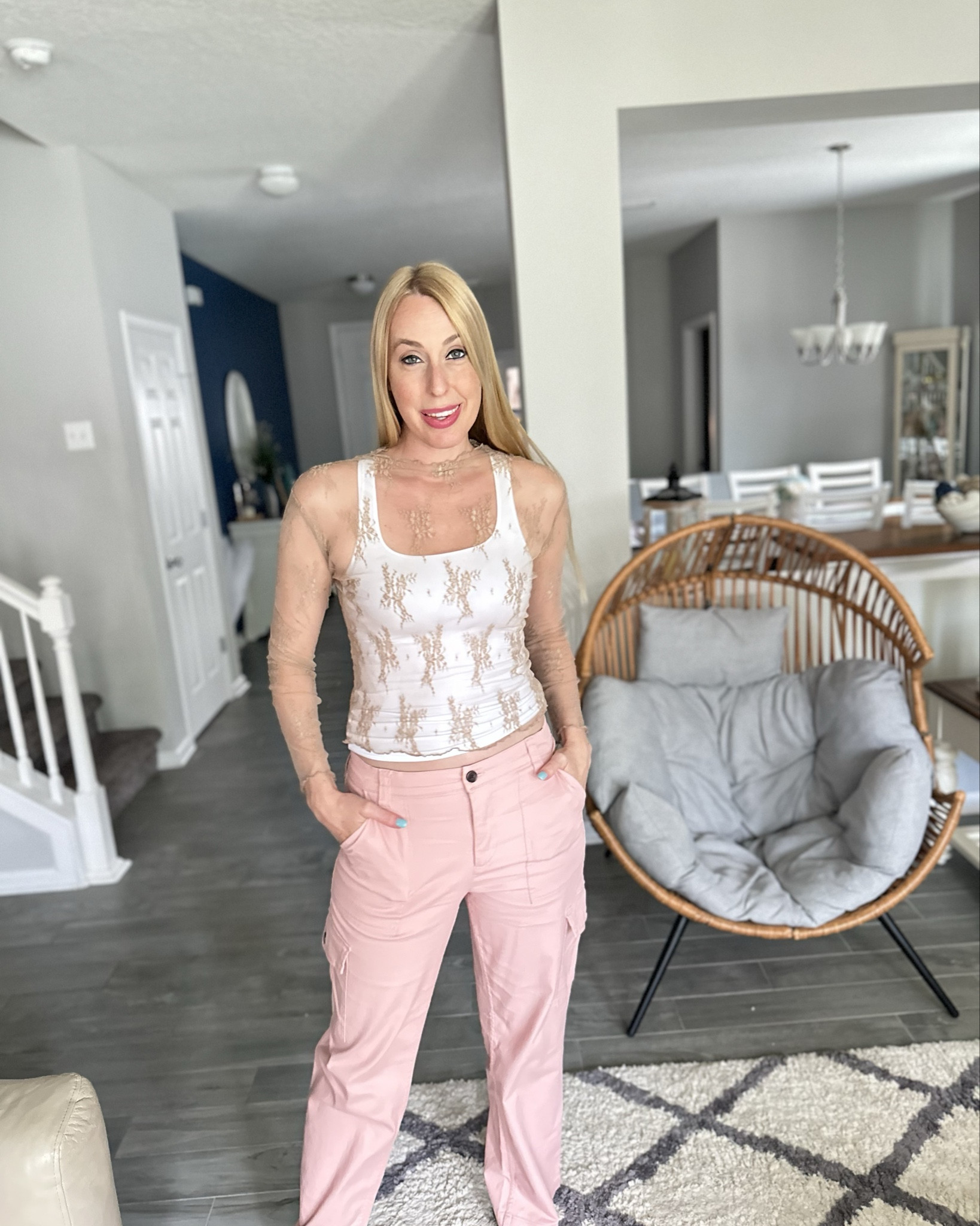 Long sleeve lace top
💓 the perfect cover up for summer outtings
💓 super stretchy 
💓 wearing size small

#LTKFindsUnder50 #LTKFindsUnder100 #LTKStyleTip