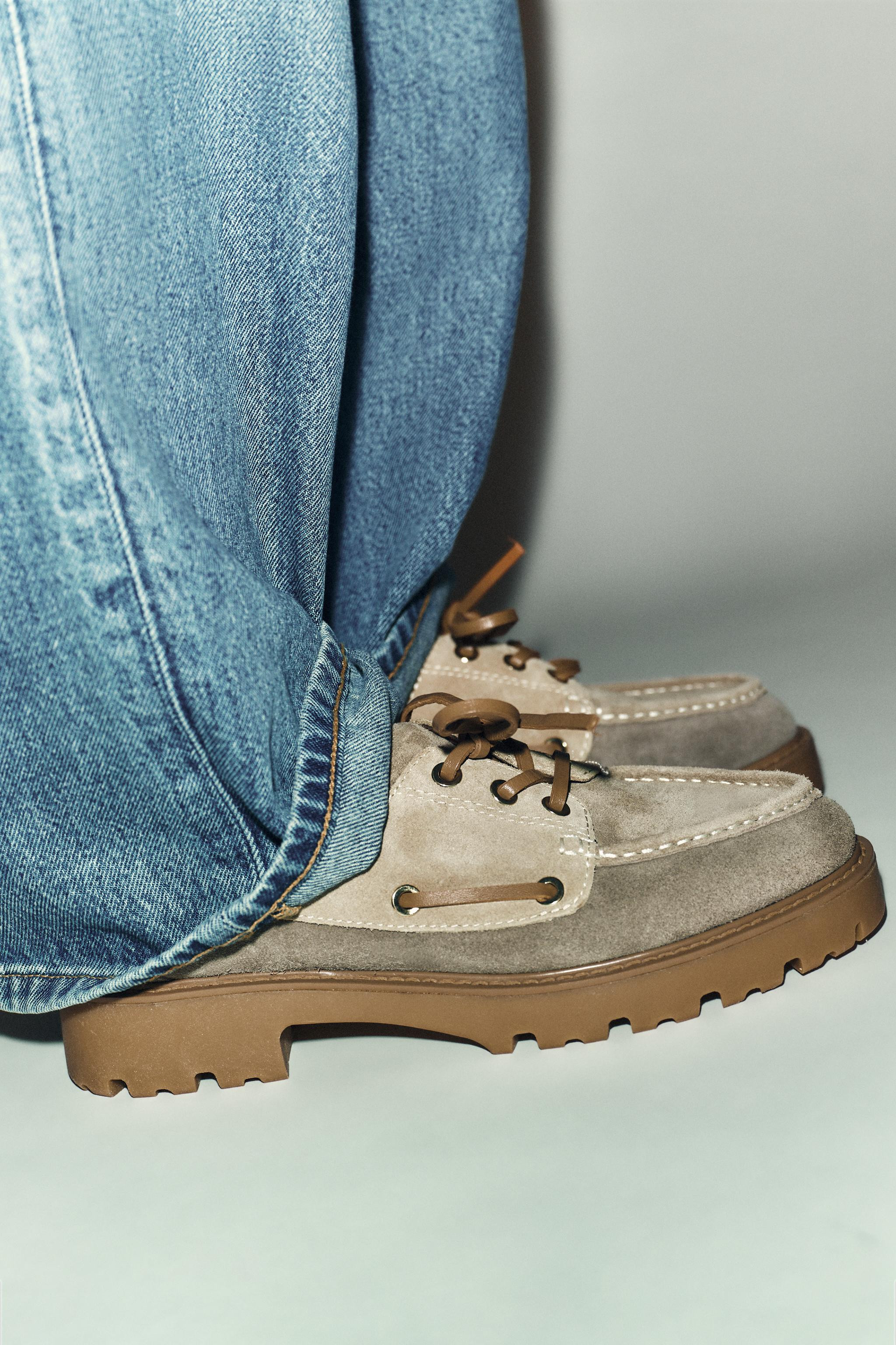 PLATFORM DECK LOAFERS | Zara UK