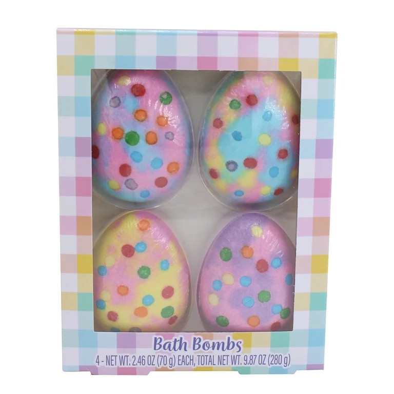 U Style 4 Piece Scented Bath Bombs in shape of Easter Eggs | Walmart (US)