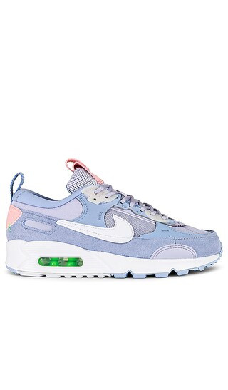 Air Max 90 Futura Sneaker in Oxygen Purple, White, & Cobalt Bliss | Revolve Clothing (Global)