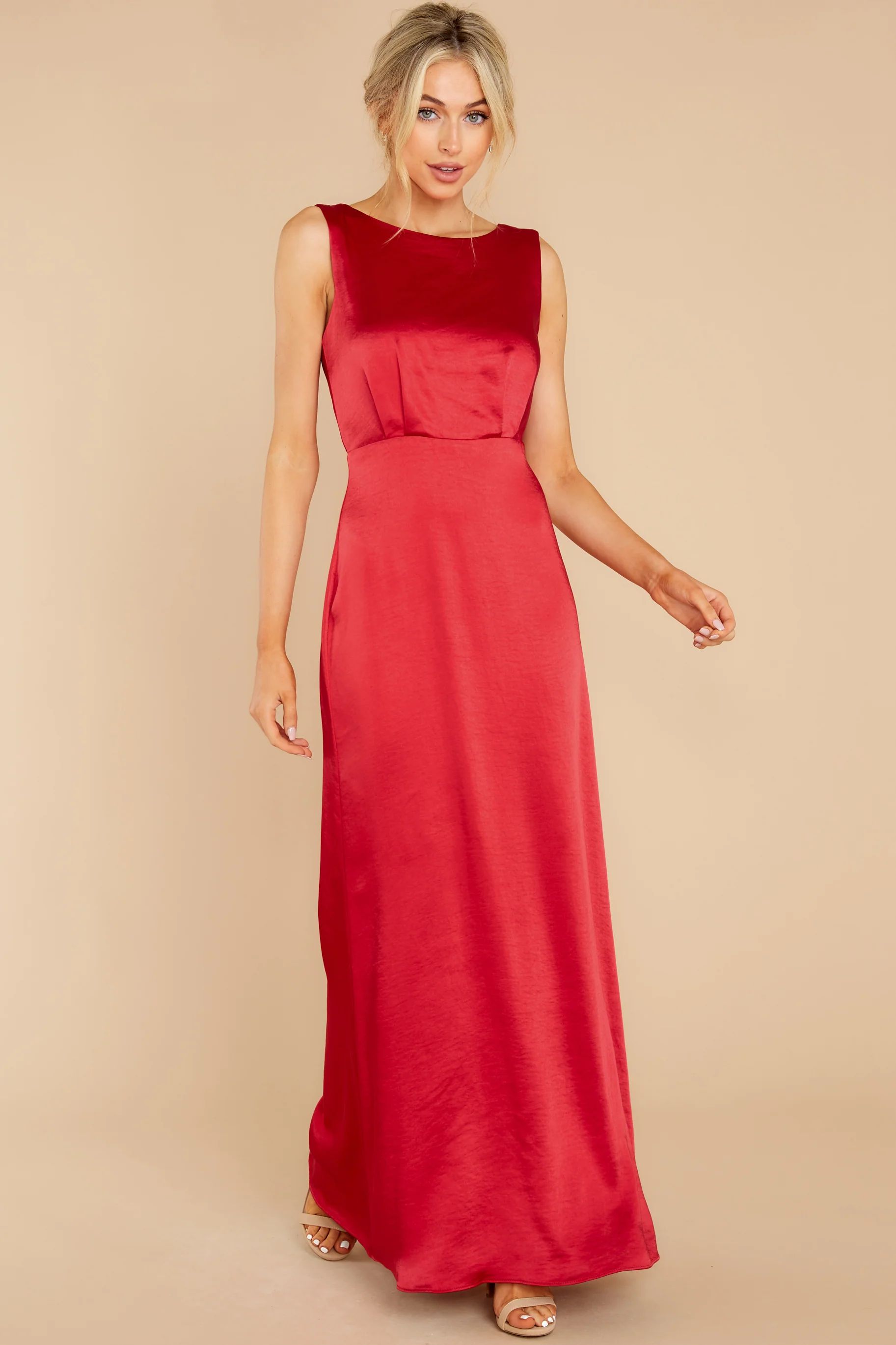 New Era Red Maxi Dress | Red Dress 