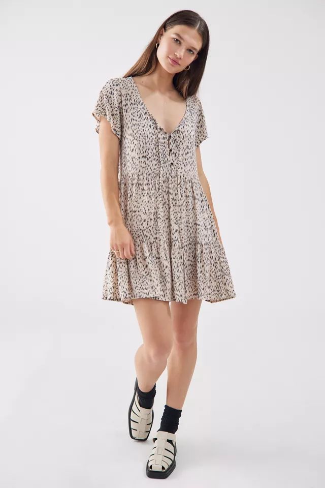 Dress Forum Cheetah Print Mini Dress | Urban Outfitters (US and RoW)